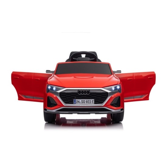 JOKO Elektrické autíčko Audi SQ8 4x4, penové kolesá, kožené sedadlo, červené