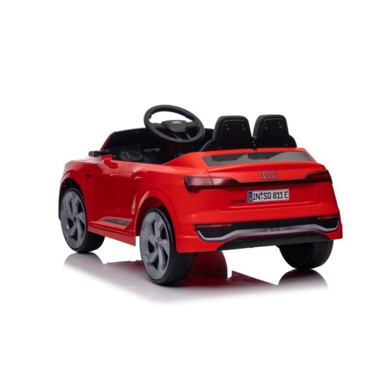 JOKO Elektrické autíčko Audi SQ8 4x4, penové kolesá, kožené sedadlo, červené