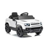 JOKO Elektrické autíčko Land Rover Defender 4x4, penové kolesá, kožené sedadlo, biele