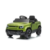 JOKO Elektrické autíčko Land Rover Defender 4x4, penové kolesá, kožené sedadlo, zelené