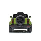 JOKO Elektrické autíčko Land Rover Defender 4x4, penové kolesá, kožené sedadlo, zelené