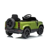 JOKO Elektrické autíčko Land Rover Defender 4x4, penové kolesá, kožené sedadlo, zelené