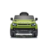 JOKO Elektrické autíčko Land Rover Defender 4x4, penové kolesá, kožené sedadlo, zelené