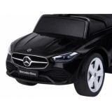 JOKO Detské odrážadlo Mercedes s vodiacou tyčou, svetlom a zvukom, čierne