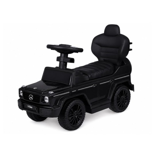JOKO Detské Odrážadlo Mercedes G-Class s vodiacou tyčou a zvukom, čierne