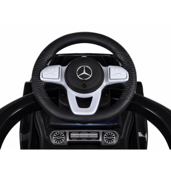 JOKO Detské Odrážadlo Mercedes G-Class s vodiacou tyčou a zvukom, čierne