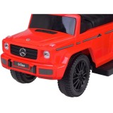 JOKO Detské Odrážadlo Mercedes G-Class s vodiacou tyčou a zvukom, červené