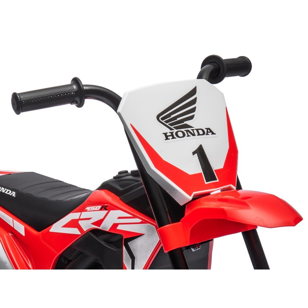 JOKO Elektrická Motorka Honda so zvukom, Trojkolka na batérie, červená