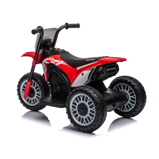 JOKO Elektrická Motorka Honda so zvukom, Trojkolka na batérie, červená