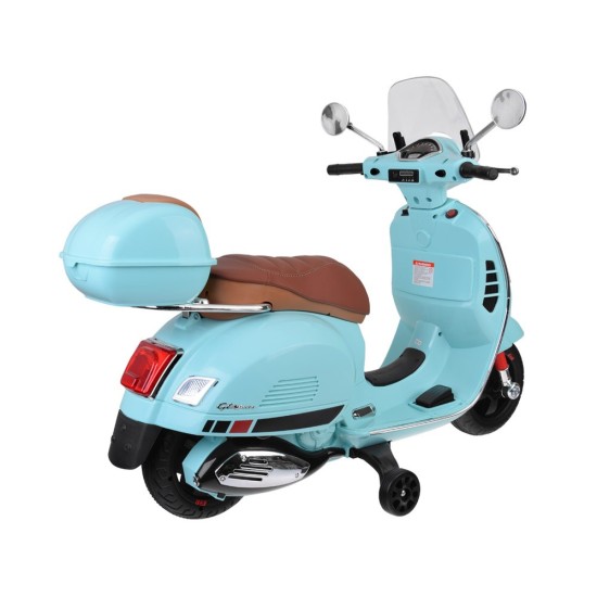 JOKO Elektrická motorka Skúter Vespa GTS, kožené sedadlo, zelená