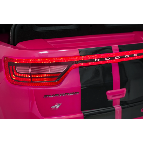 JOKO Elektrické autíčko Dodge Durango, penové kolesá, kožené sedadlo, ružové
