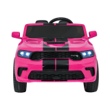 JOKO Elektrické autíčko Dodge Durango, penové kolesá, kožené sedadlo, ružové