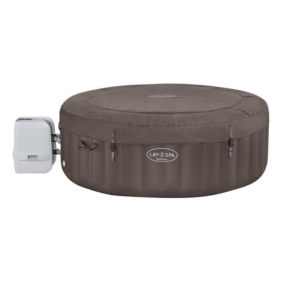 BESTWAY 6001S Vírivka Lay-Z-Spa Dominica SMART HydroJet Jacuzzi s WIFI aplikáciou, priemer 196cm + 4 Vankúše