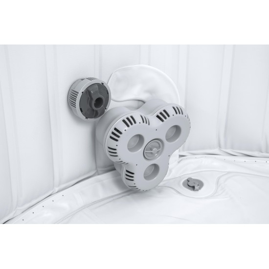 BESTWAY 6001S Vírivka Lay-Z-Spa Dominica SMART HydroJet Jacuzzi s WIFI aplikáciou, priemer 196cm + 4 Vankúše