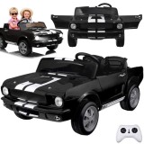 JOKO Elektrické autíčko Shelby GT 350 Klasik pre 2 deti, 2x200W 24V, dvojmiestne kožené sedadlo, nosnsosť 50kg, penové kolesá, č