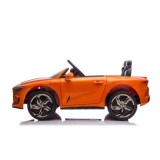 JOKO Elektrické autíčko Bentley Batur Convertible, penové kolesá, kožené sedadlo, oranžové