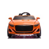 JOKO Elektrické autíčko Bentley Batur Convertible, penové kolesá, kožené sedadlo, oranžové