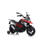 JOKO Elektrická Motorka BMW G310GS, penové kolesá, kožené sedadlo, červená