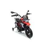 JOKO Elektrická Motorka BMW G310GS, penové kolesá, kožené sedadlo, červená