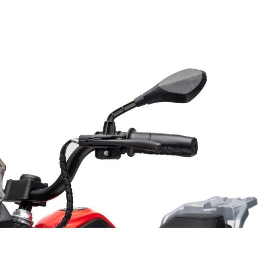 JOKO Elektrická Motorka BMW G310GS, penové kolesá, kožené sedadlo, červená