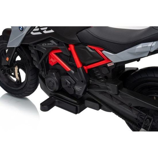 JOKO Elektrická Motorka BMW G310GS, penové kolesá, kožené sedadlo, červená