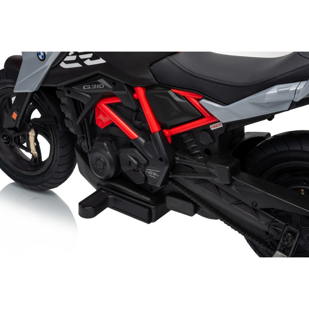 JOKO Elektrická Motorka BMW G310GS, penové kolesá, kožené sedadlo, červená