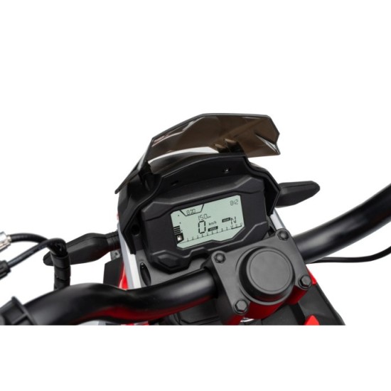 JOKO Elektrická Motorka BMW G310GS, penové kolesá, kožené sedadlo, červená