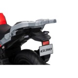 JOKO Elektrická Motorka BMW G310GS, penové kolesá, kožené sedadlo, červená