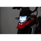 JOKO Elektrická Motorka BMW G310GS, penové kolesá, kožené sedadlo, červená