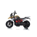 JOKO Elektrická Motorka BMW G310GS, penové kolesá, kožené sedadlo, zlatá šampanská