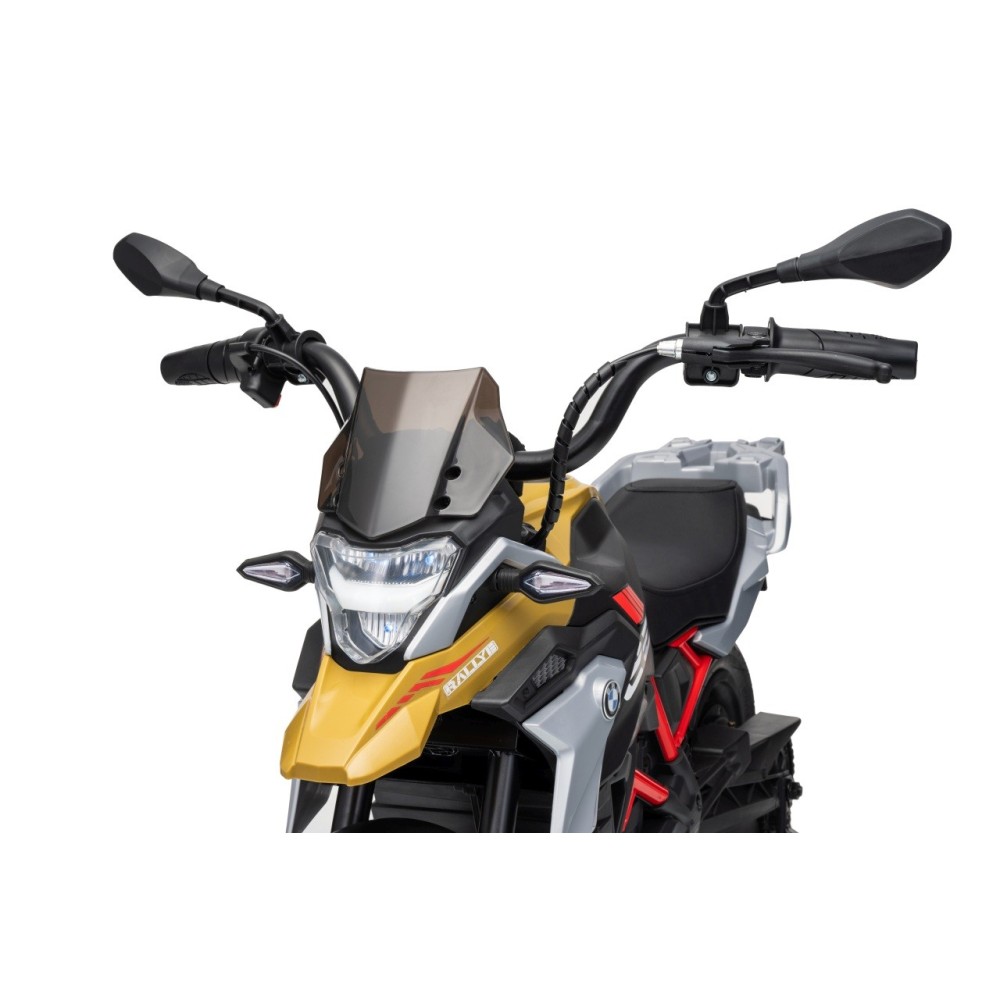 JOKO Elektrická Motorka BMW G310GS, penové kolesá, kožené sedadlo, zlatá šampanská