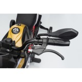 JOKO Elektrická Motorka BMW G310GS, penové kolesá, kožené sedadlo, zlatá šampanská