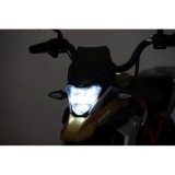 JOKO Elektrická Motorka BMW G310GS, penové kolesá, kožené sedadlo, zlatá šampanská