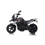 JOKO Elektrická Motorka BMW G310GS, penové kolesá, kožené sedadlo, čierna