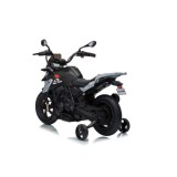 JOKO Elektrická Motorka BMW G310GS, penové kolesá, kožené sedadlo, čierna