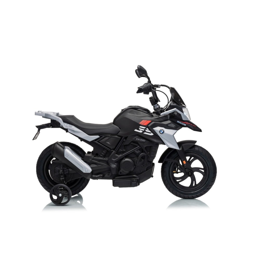 JOKO Elektrická Motorka BMW G310GS, penové kolesá, kožené sedadlo, čierna