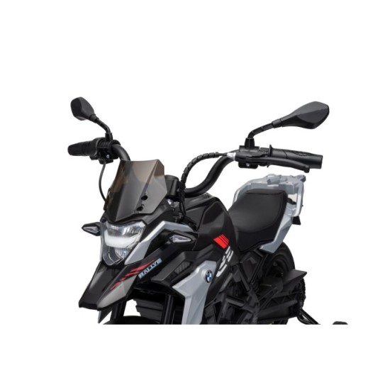 JOKO Elektrická Motorka BMW G310GS, penové kolesá, kožené sedadlo, čierna