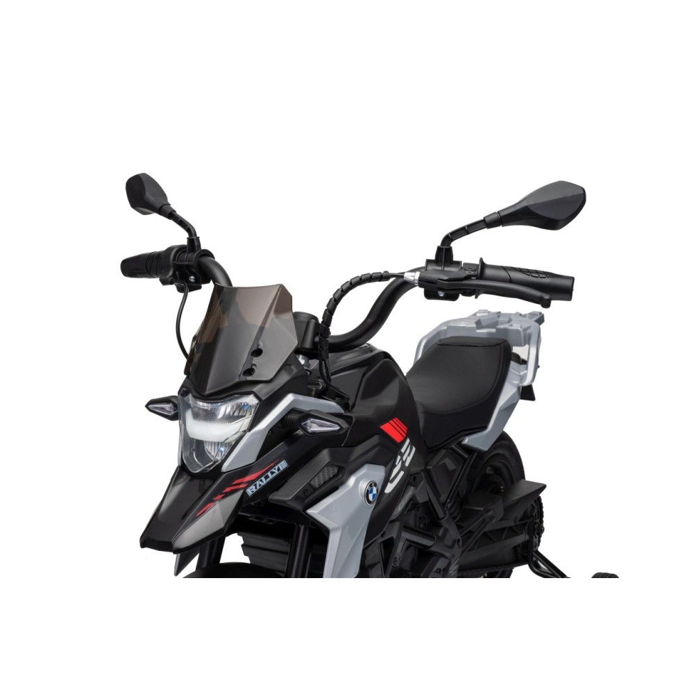 JOKO Elektrická Motorka BMW G310GS, penové kolesá, kožené sedadlo, čierna