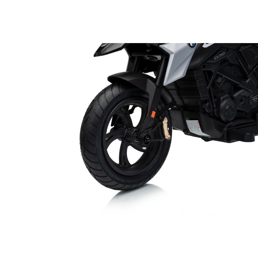 JOKO Elektrická Motorka BMW G310GS, penové kolesá, kožené sedadlo, čierna
