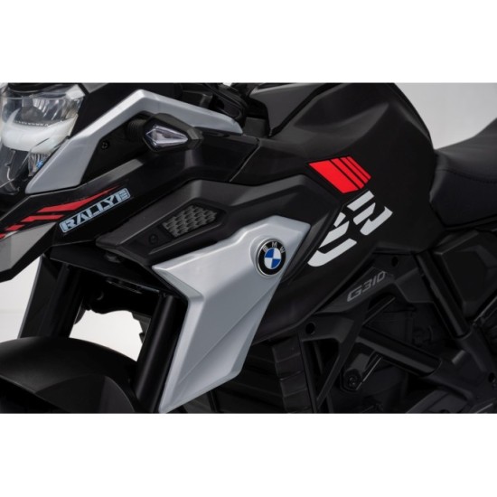 JOKO Elektrická Motorka BMW G310GS, penové kolesá, kožené sedadlo, čierna