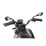 JOKO Elektrická Motorka BMW G310GS, penové kolesá, kožené sedadlo, čierna