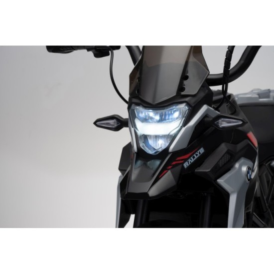 JOKO Elektrická Motorka BMW G310GS, penové kolesá, kožené sedadlo, čierna
