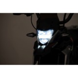 JOKO Elektrická Motorka BMW G310GS, penové kolesá, kožené sedadlo, čierna