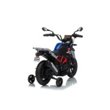 JOKO Elektrická Motorka BMW G310GS, penové kolesá, kožené sedadlo, modrá