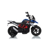 JOKO Elektrická Motorka BMW G310GS, penové kolesá, kožené sedadlo, modrá