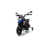 JOKO Elektrická Motorka BMW G310GS, penové kolesá, kožené sedadlo, modrá