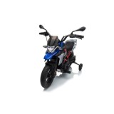 JOKO Elektrická Motorka BMW G310GS, penové kolesá, kožené sedadlo, modrá