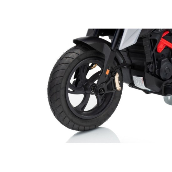 JOKO Elektrická Motorka BMW G310GS, penové kolesá, kožené sedadlo, modrá