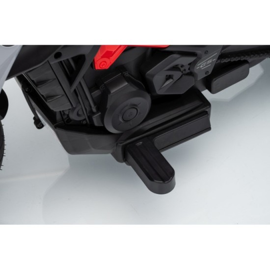 JOKO Elektrická Motorka BMW G310GS, penové kolesá, kožené sedadlo, modrá