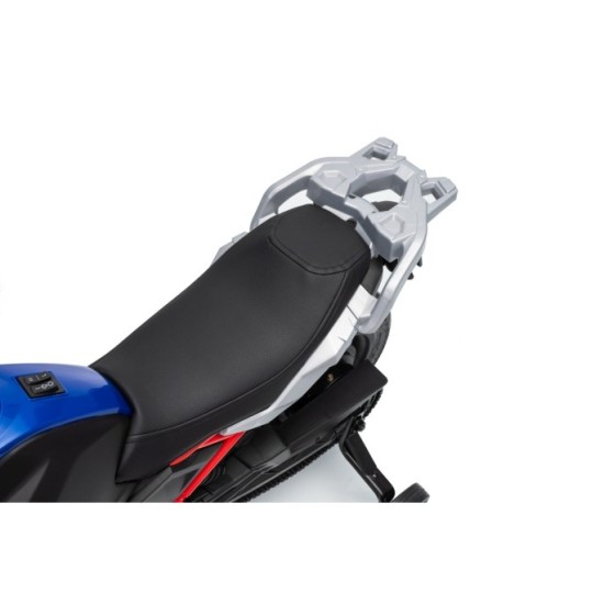 JOKO Elektrická Motorka BMW G310GS, penové kolesá, kožené sedadlo, modrá
